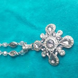 🌼6/$25 Vintage Rhinestone and Glass Bead Necklace